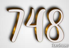 748 Efecto de texto