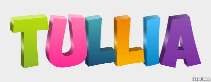 Tullia Effetto testo