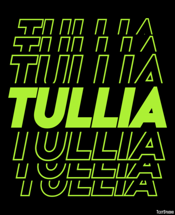 Tullia Effetto testo