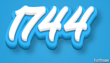 1744 Text Effect
