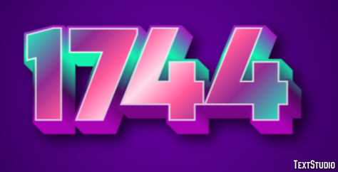 1744 Text Effect