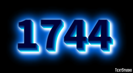 1744 Text Effect