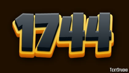 1744 Text Effect