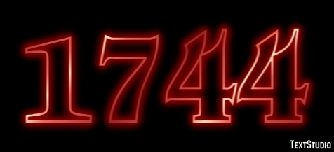 1744 Text Effect