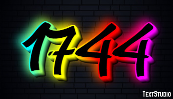 1744 Text Effect