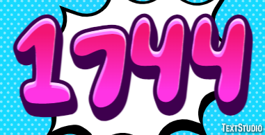 1744 Text Effect