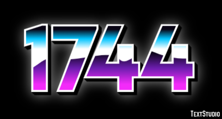 1744 Text Effect