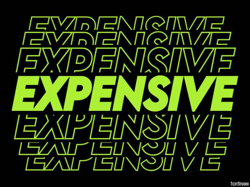 Expensive Text Effect