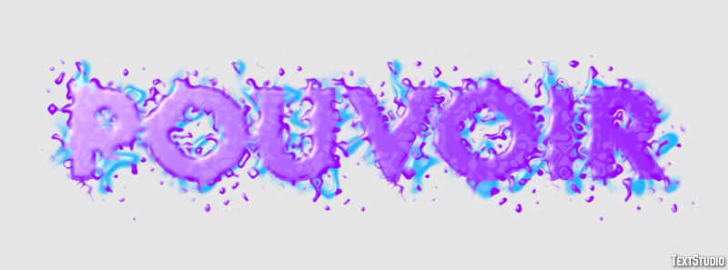 Pouvoir Effet de texte