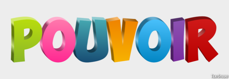 Pouvoir Effet de texte