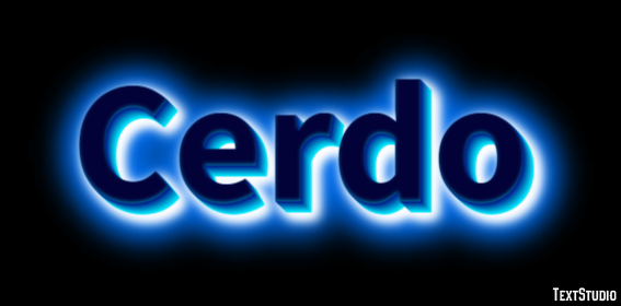 Cerdo Efecto de texto