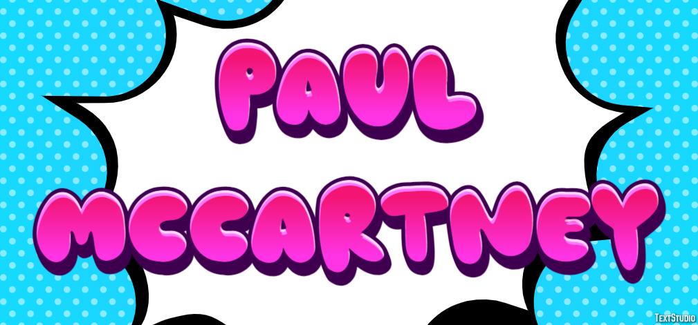 Paul McCartney Text Effect