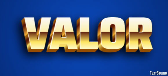 Valor Efeito de texto