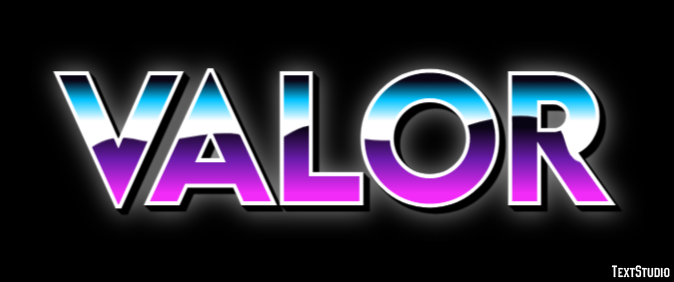Valor Efeito de texto