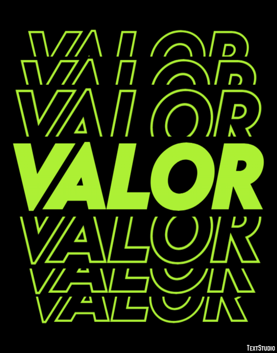 Valor Efeito de texto