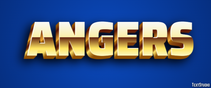 Angers テキスト効果
