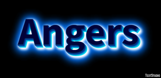 Angers テキスト効果