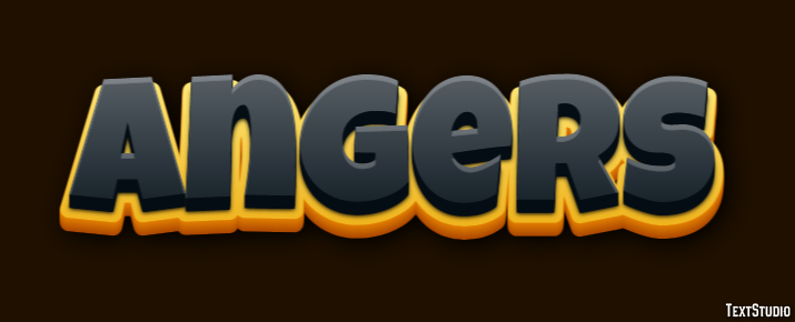 Angers テキスト効果