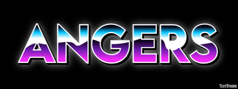 Angers テキスト効果