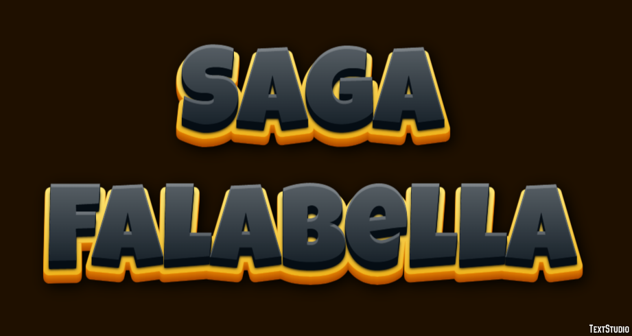 Saga Falabella Tekst effect