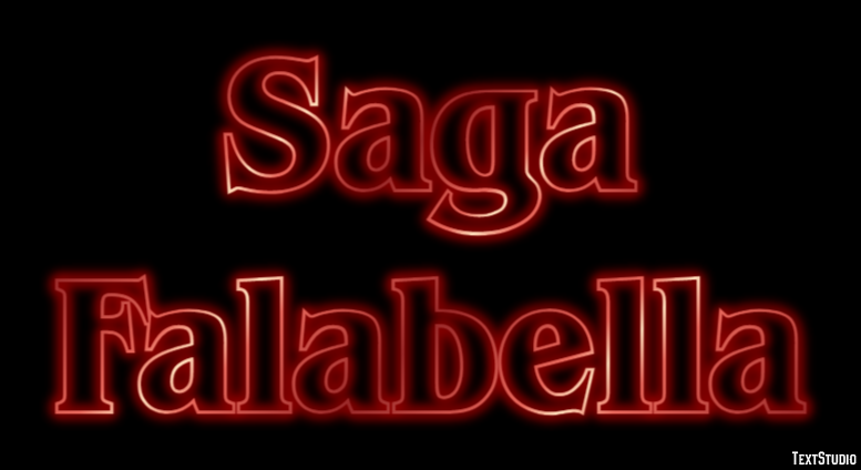 Saga Falabella Tekst effect