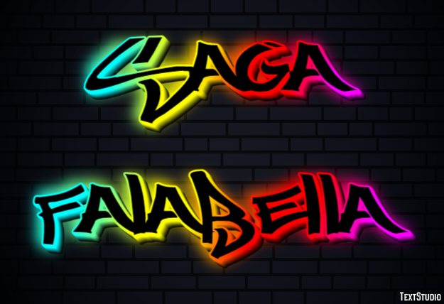 Saga Falabella Tekst effect