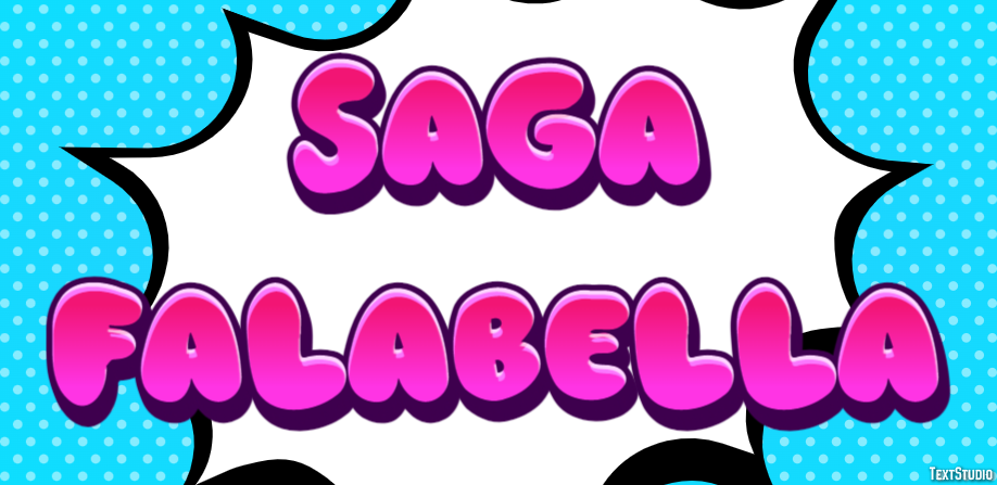 Saga Falabella Tekst Effect