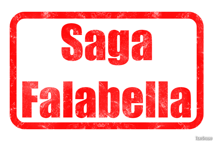 Saga Falabella Tekst Effect