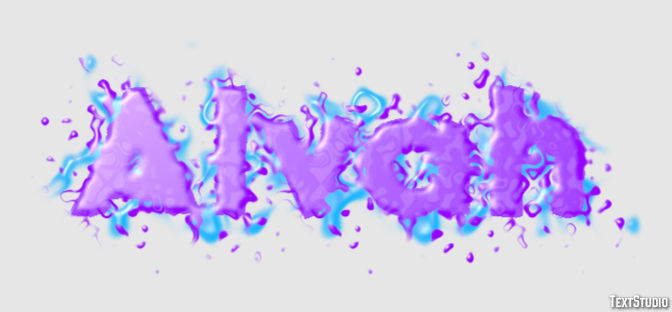 Alvah Text effect