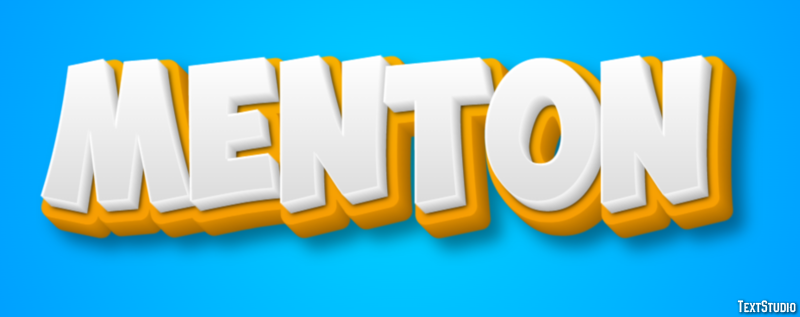 Menton Effetto testo