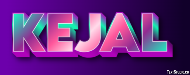 Kejal Efeito de texto