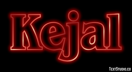 Kejal Efeito de texto