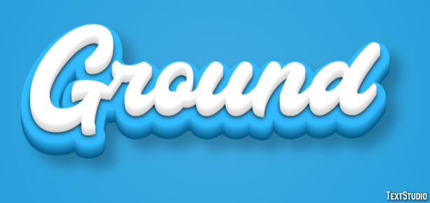 Ground Text Effect