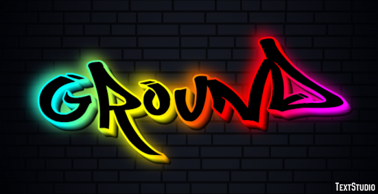Ground Tekst Effect