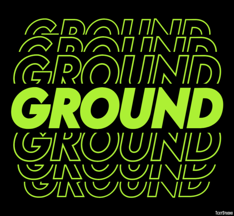 Ground Text Effect