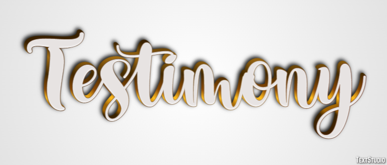 Testimony Efecto de Texto