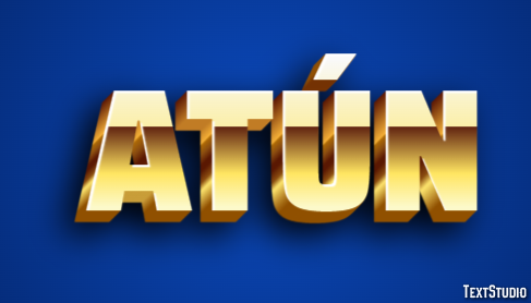 Atún Efecto de texto
