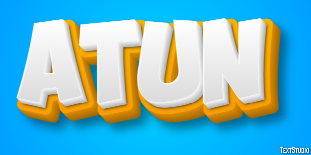 Atún Efecto de texto