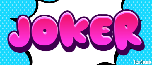 Joker Efecto de Texto