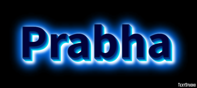 Prabha Effetto testo