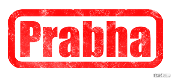 Prabha Effetto testo