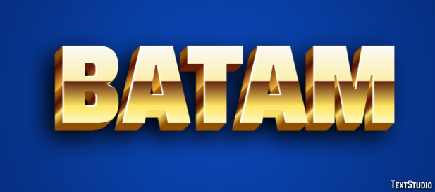 Batam Text effect