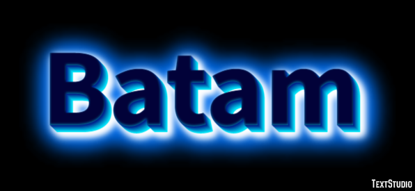 Batam Text effect