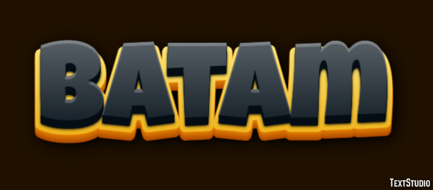 Batam Text effect