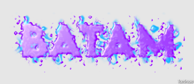 Batam Text effect