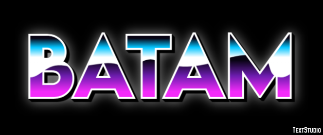 Batam Text effect