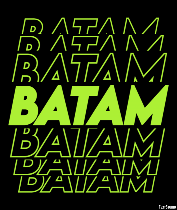 Batam Text effect