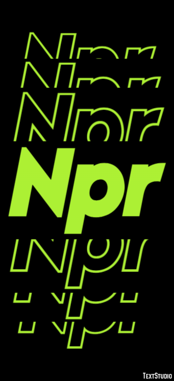 Npr Texteffekt