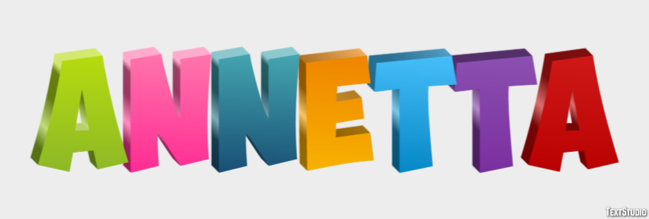 Annetta Text effect