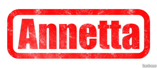 Annetta Effetto testo